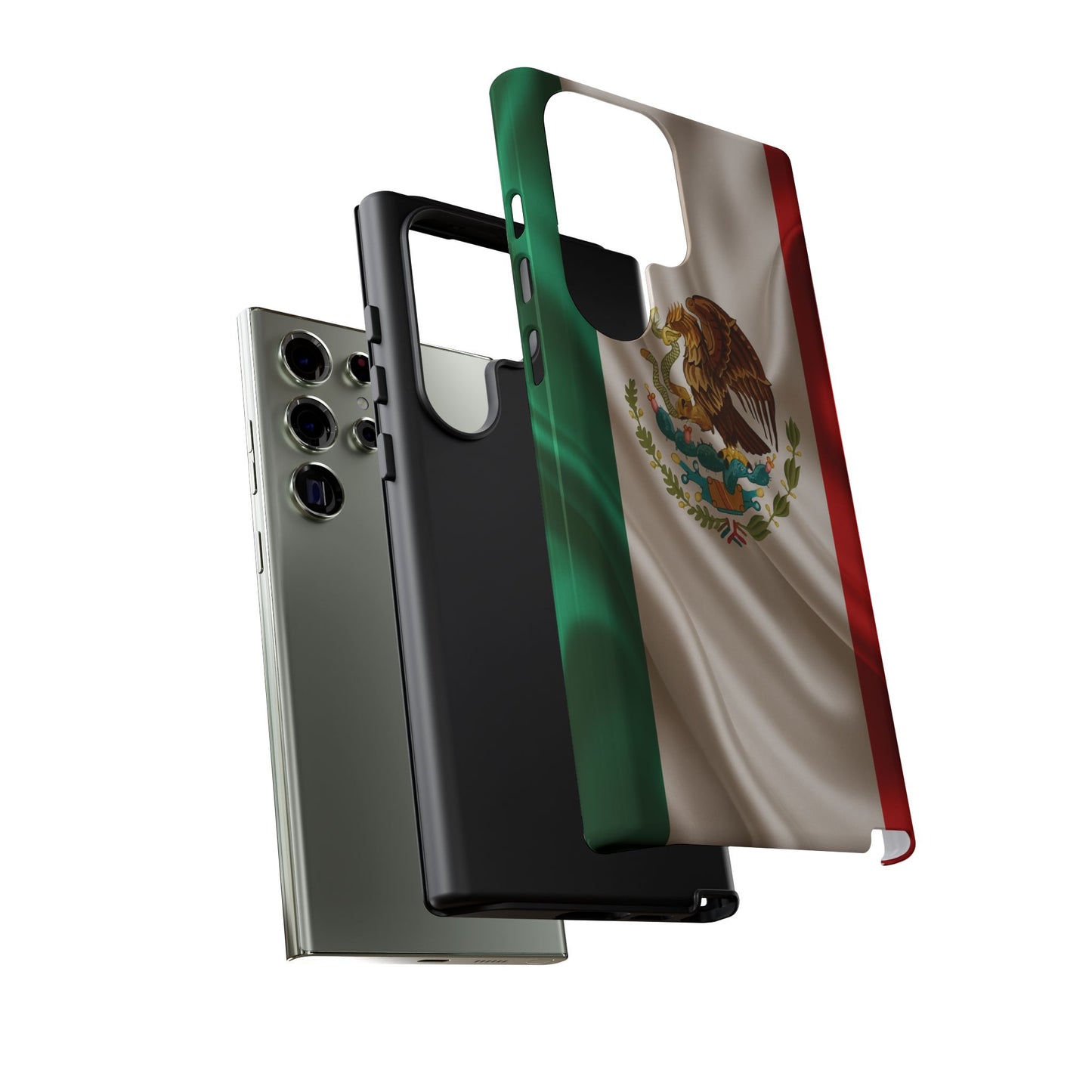 Mexico Flag Phone Case | Mexican Pride iPhone & Samsung Case | Tricolor Aesthetic Tough Protective Cover