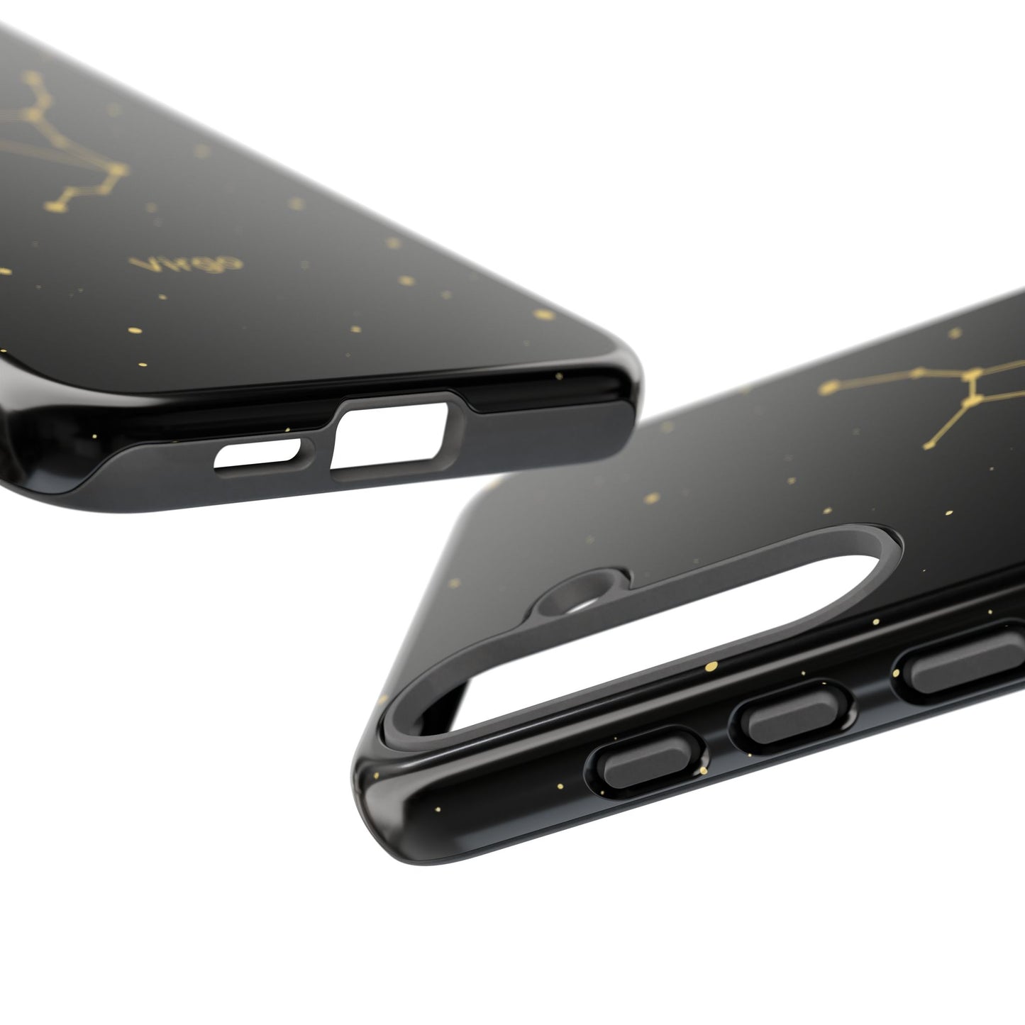 Virgo Zodiac Constellation Phone Case – Luxe Gold Celestial Cover