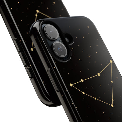 Capricorn Zodiac Constellation Phone Case – Luxe Gold Celestial Cover