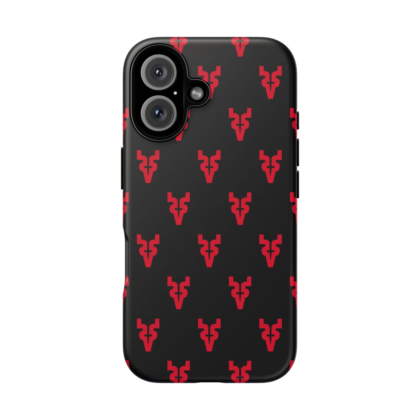 Mazatlán Bull Phone Case – Black Red Streetwear Tough Shockproof Cover