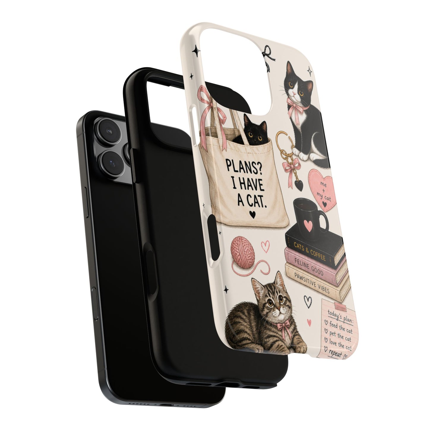 Cat Lover Phone Case | Plans? I Have A Cat Cute Aesthetic Cover