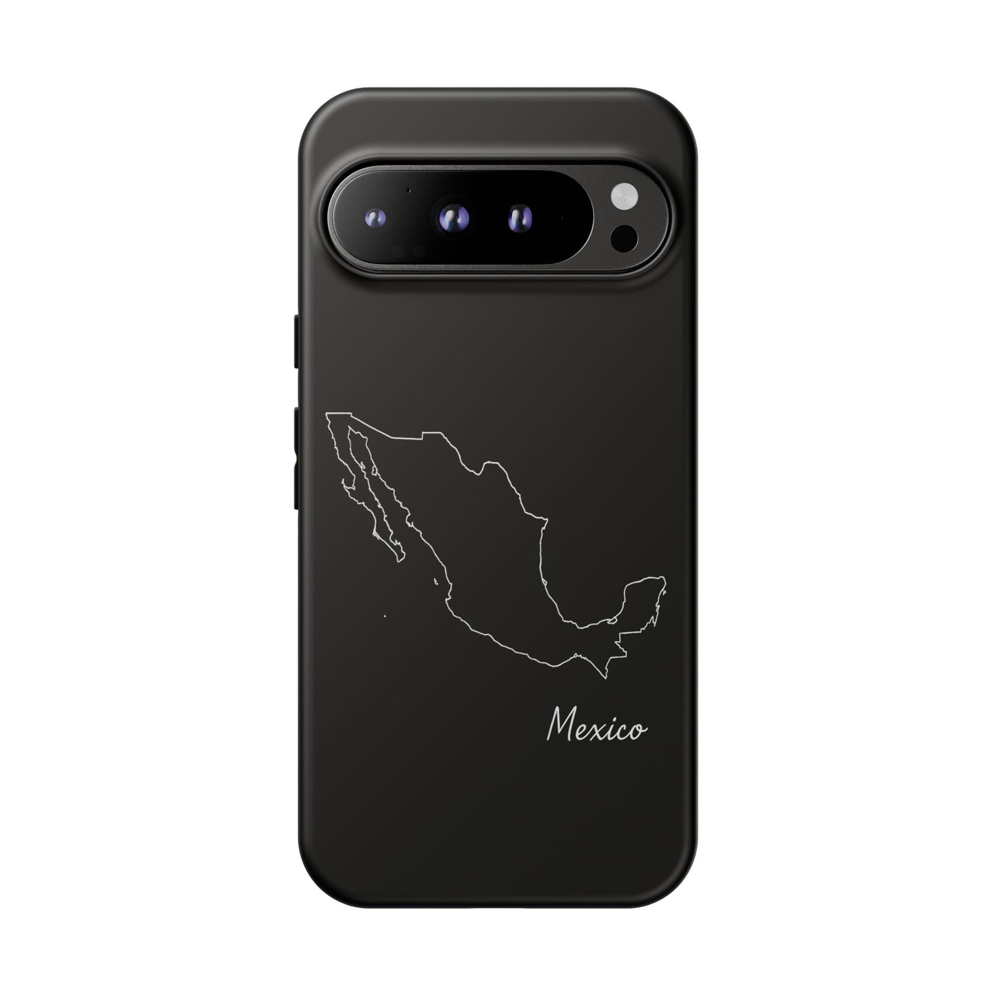 Mexico Outline Phone Case – Minimal Country Map Tough Case (iPhone, Samsung, Pixel)