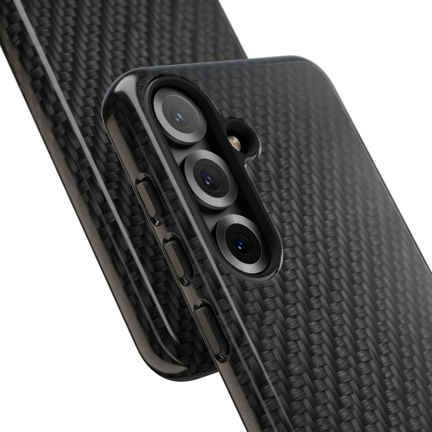 Carbon Fiber Inspired Phone Case – Rugged Slim Protective Tech Case for iPhone & Samsung