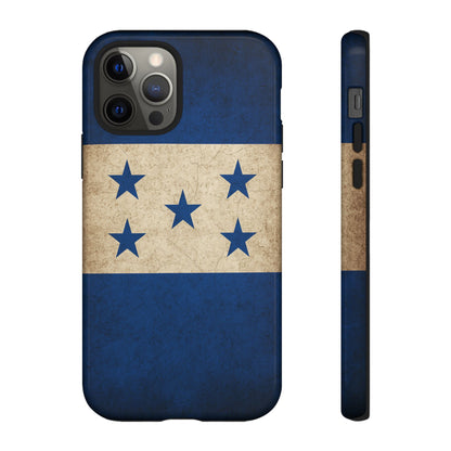 Honduras Flag Phone Case | Vintage Honduran Flag iPhone & Samsung Tough Protective Case