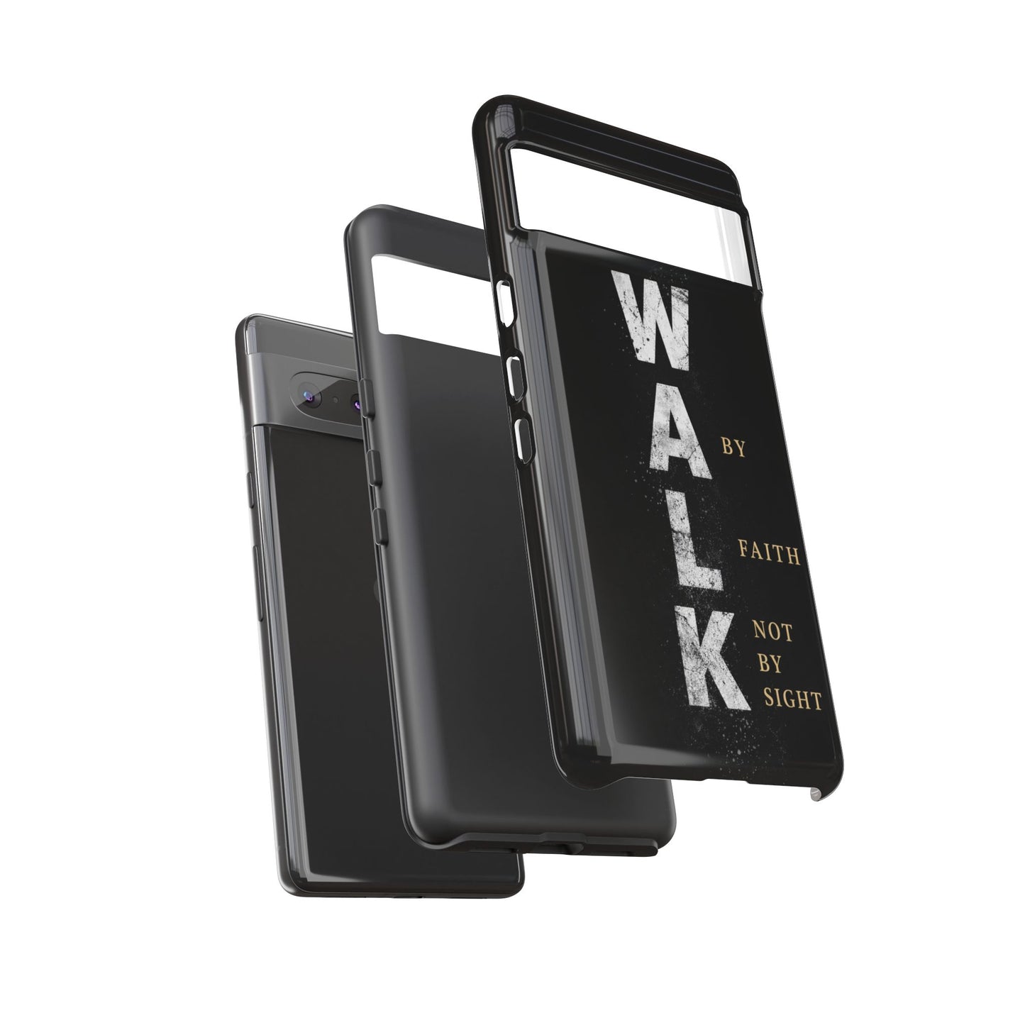 Walk by Faith Not by Sight Christian Phone Case Bible Verse Faith Cover