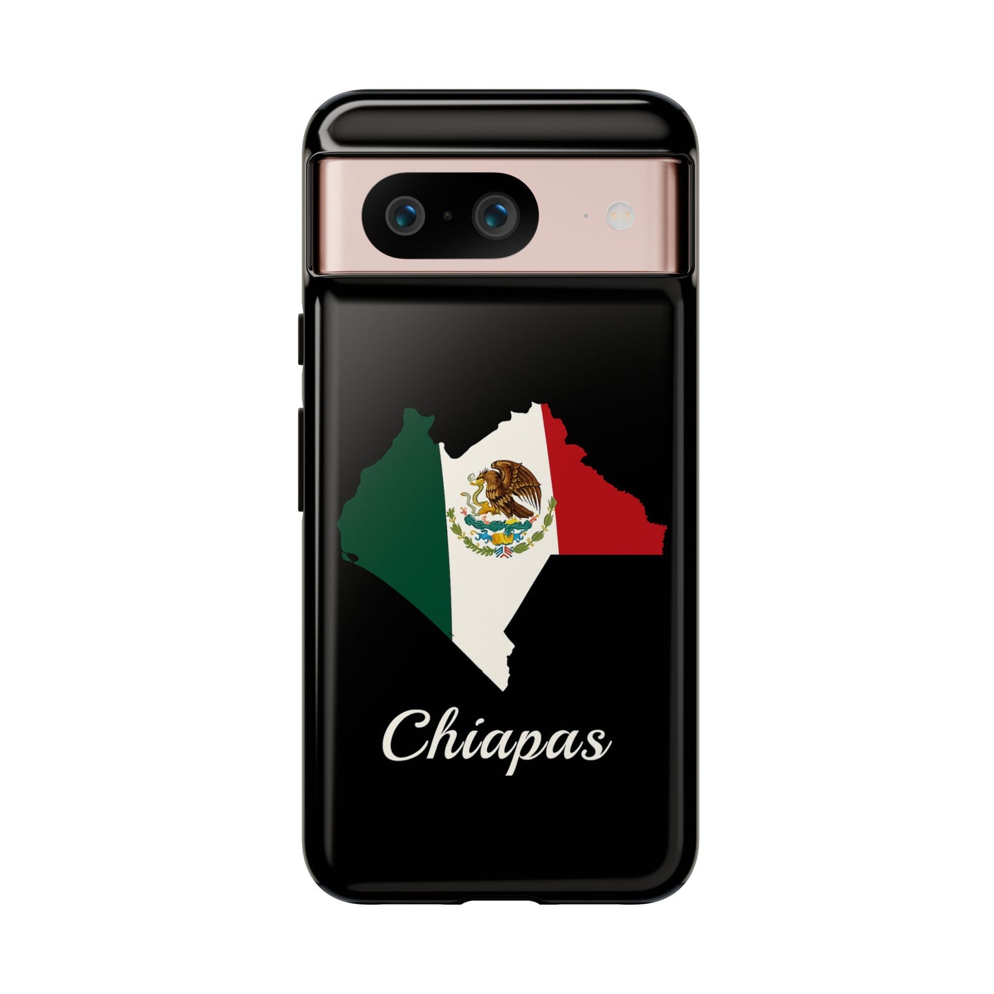 Chiapas Mexico Flag Map Phone Case | Mexican American Pride Tough Case for iPhone & Samsung