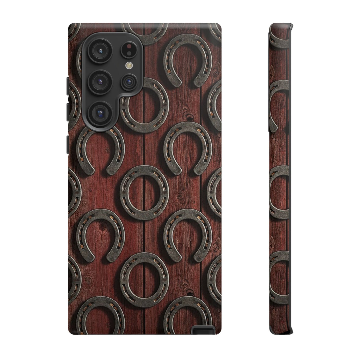 Rustic Horseshoe Western Phone Case – Cowboy Country Ranch Tough Case