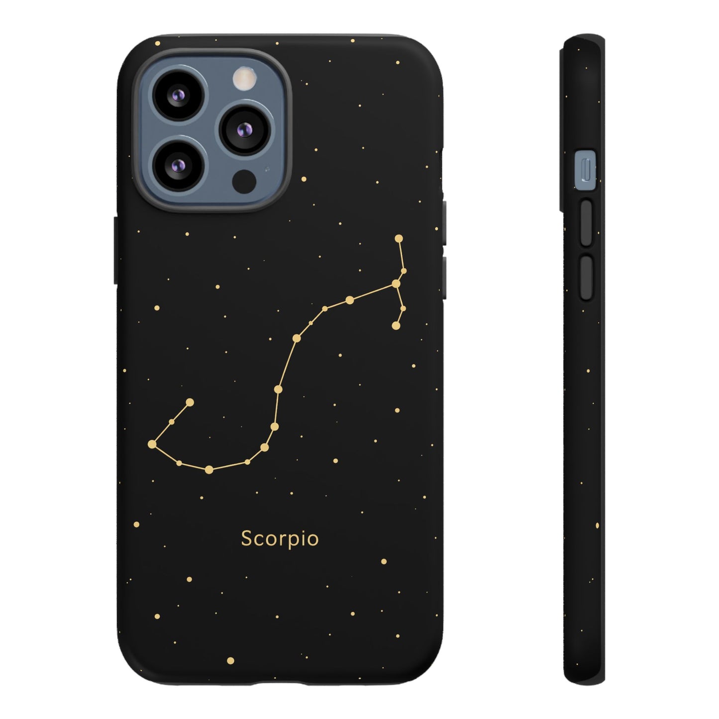 Scorpio Zodiac Constellation Phone Case – Luxe Gold Celestial Cover
