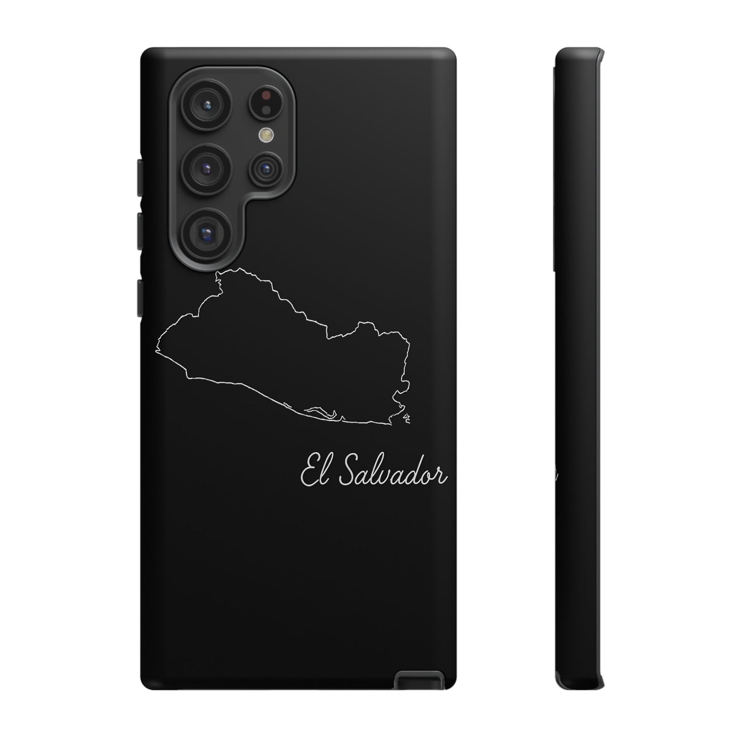El Salvador Outline Phone Case – Minimal Country Map Tough Case (iPhone, Samsung, Pixel)