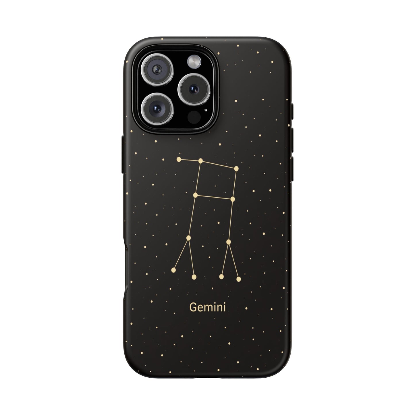 Gemini Zodiac Constellation Phone Case – Luxe Gold Celestial Cover