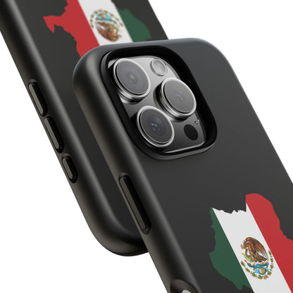 Durango Mexico Flag Map Phone Case | Mexican American Pride Tough Case for iPhone & Samsung