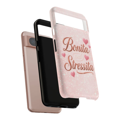 Bonita Stressita Phone Case Cute Latina Aesthetic Pink Coquette Case