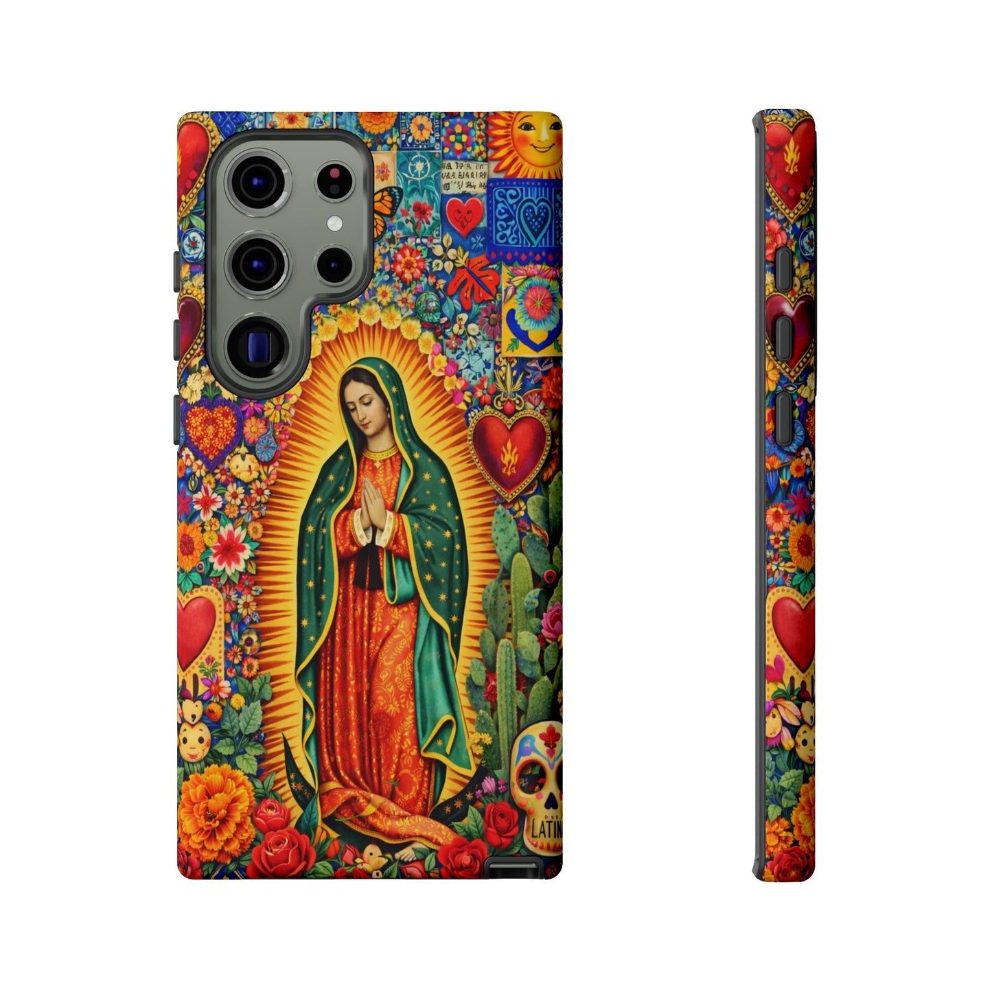 Virgin Mary Guadalupe Phone Case Mexican Folk Art Tough Cover iPhone Samsung