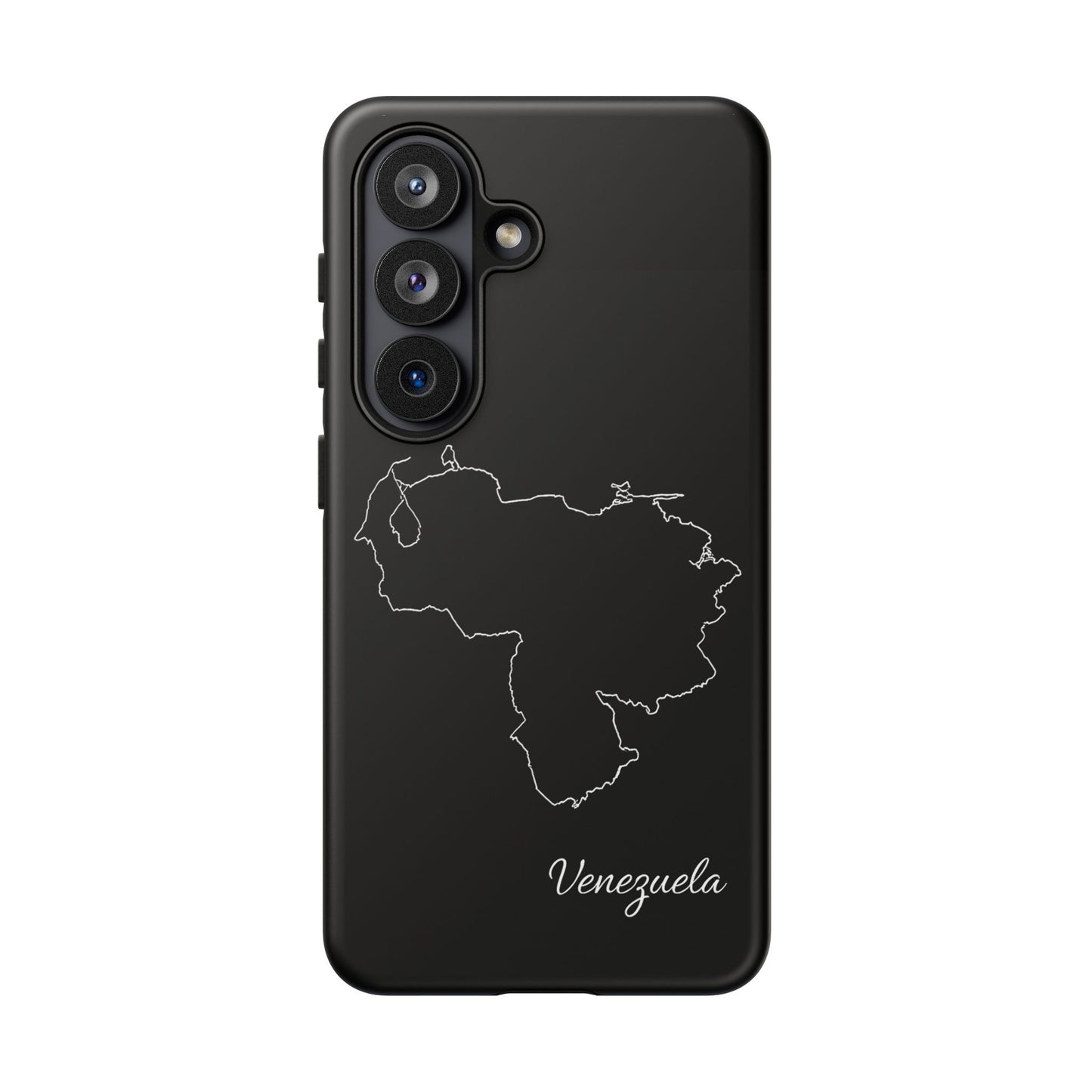 Venezuela Outline Phone Case – Minimal Country Map Tough Case (iPhone, Samsung, Pixel)