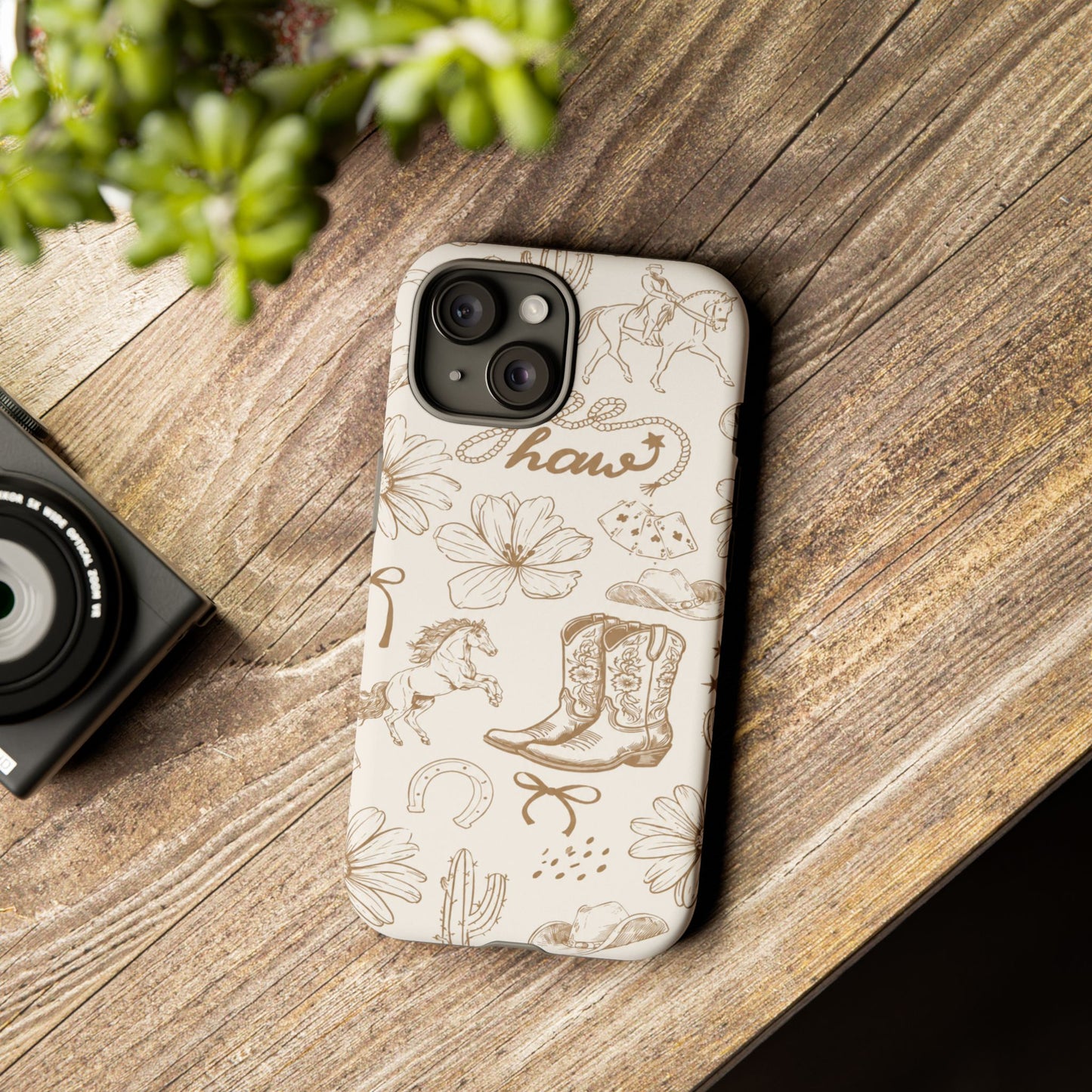 Western Cowgirl Phone Case for iPhone Samsung Galaxy Pixel Tough Case