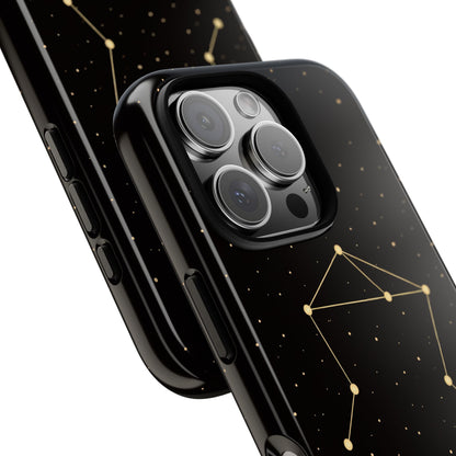 Libra Zodiac Constellation Phone Case – Luxe Gold Celestial Cover