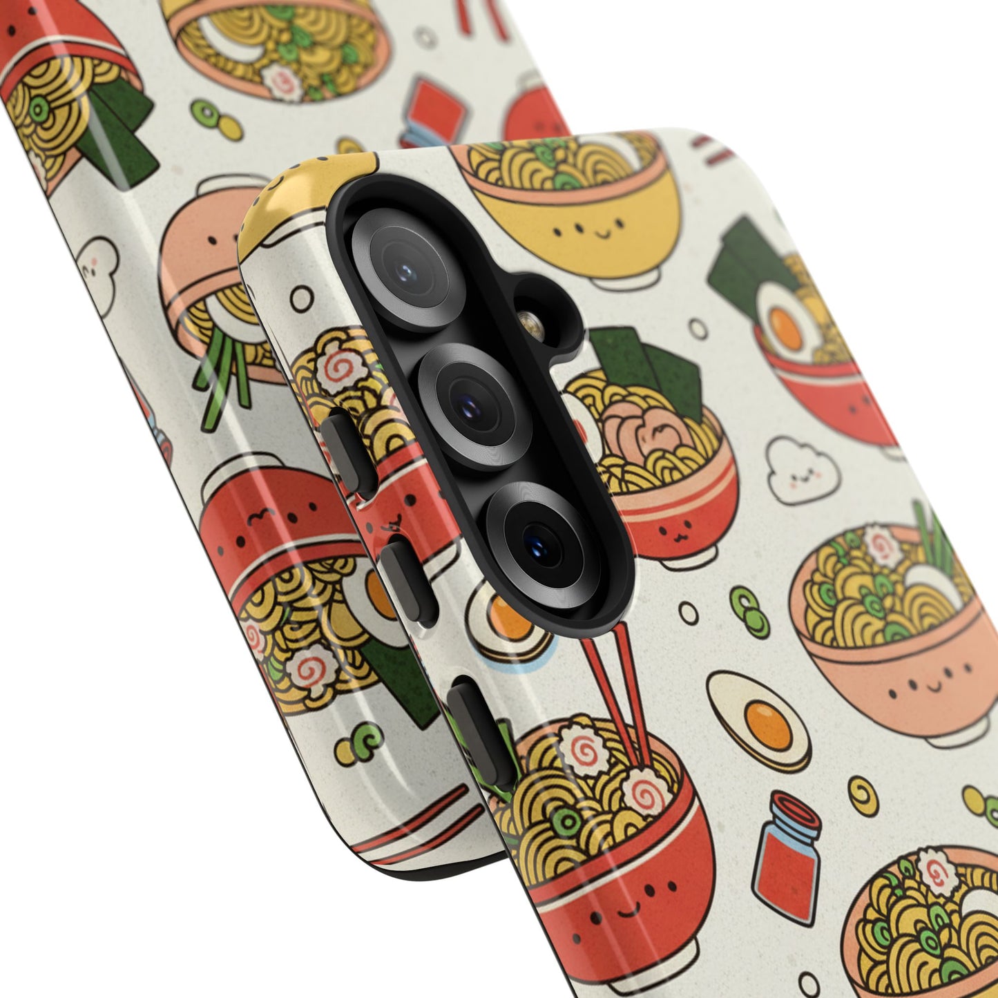 Kawaii Ramen Phone Case – Cute Japanese Food Pattern | Noodle Bowl Aesthetic Case