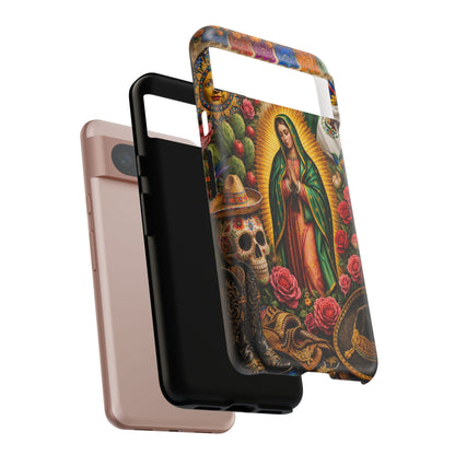 Virgen de Guadalupe Phone Case Mexican Floral iPhone Samsung Pixel Case