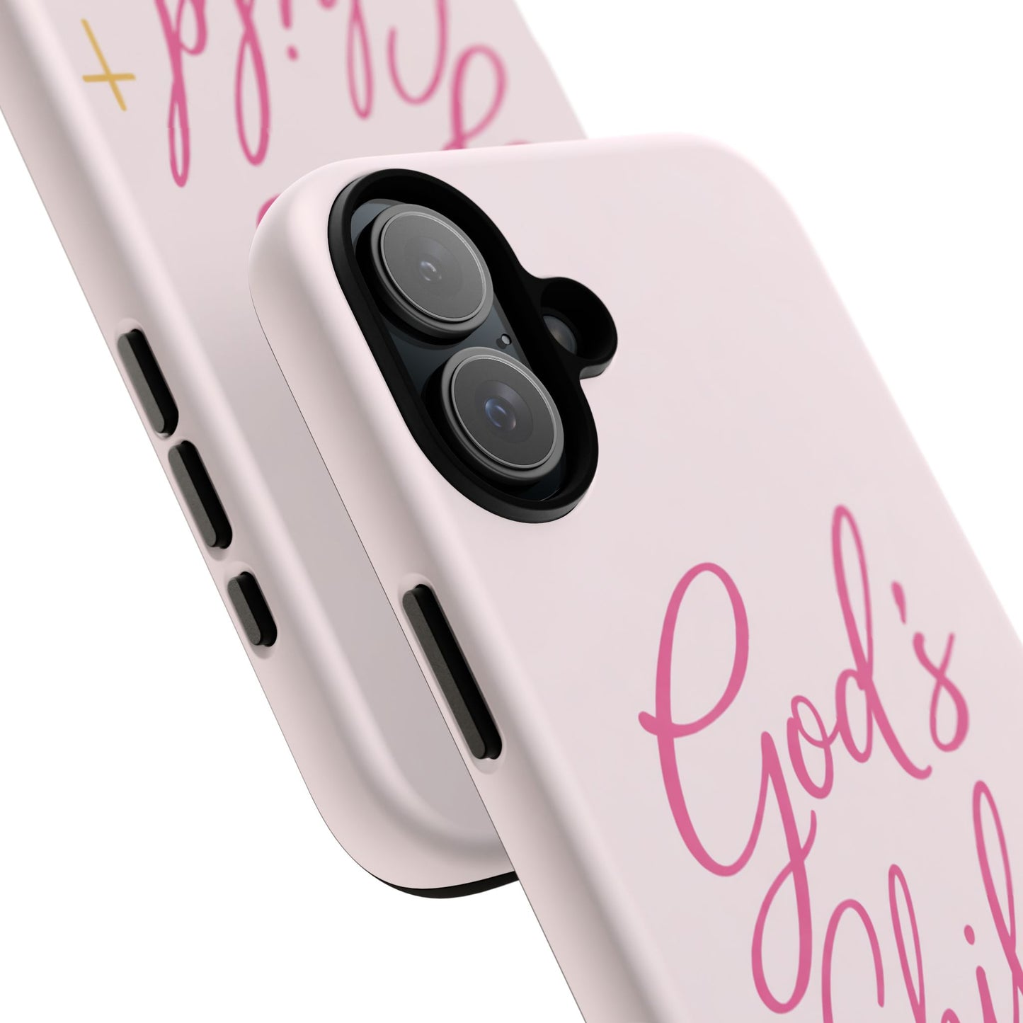 Gods Child Phone Case Christian Pink Aesthetic Tough iPhone Case