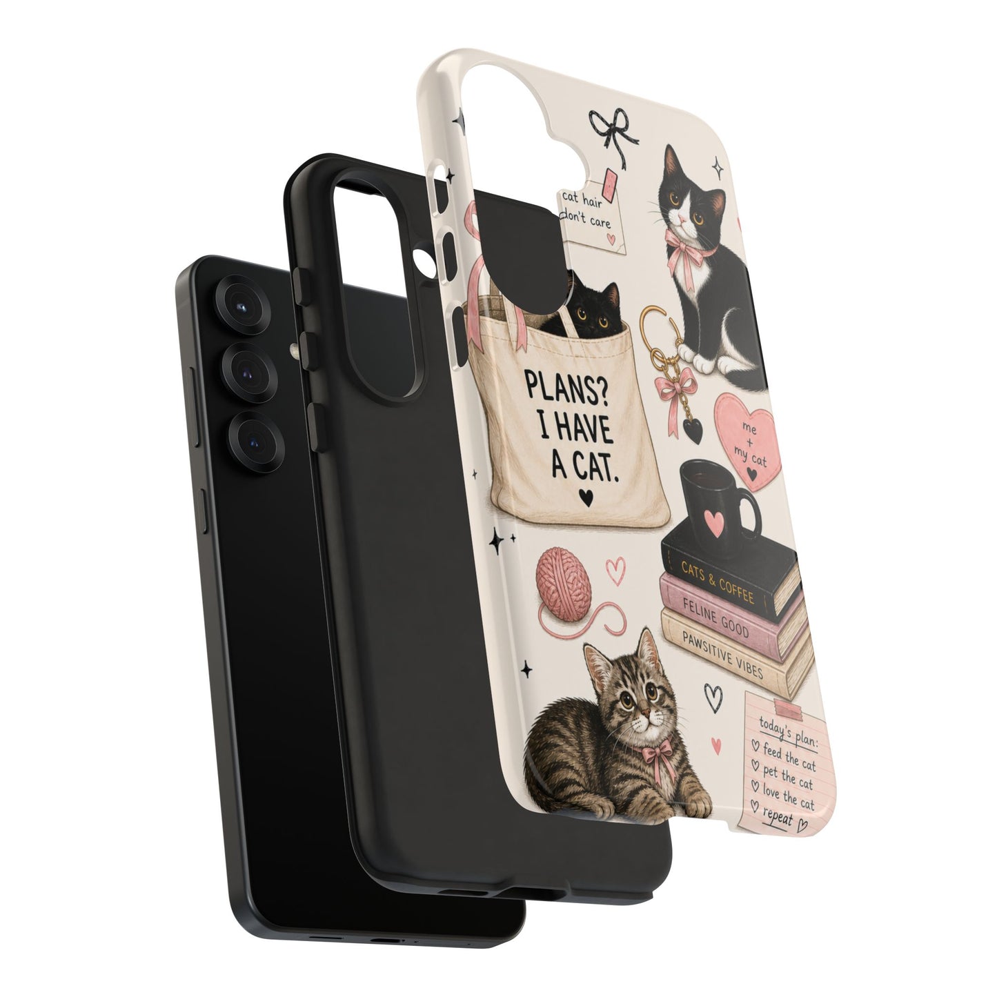 Cat Lover Phone Case | Plans? I Have A Cat Cute Aesthetic Cover