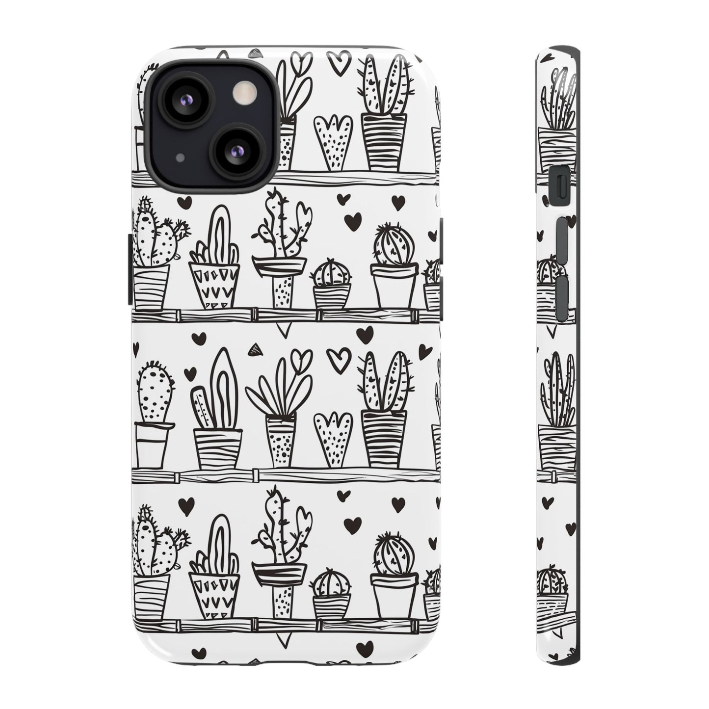 Cactus Succulent Phone Case Cute Plant Aesthetic iPhone Samsung Cover