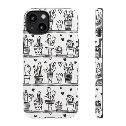 Cactus Succulent Phone Case Cute Plant Aesthetic iPhone Samsung Cover