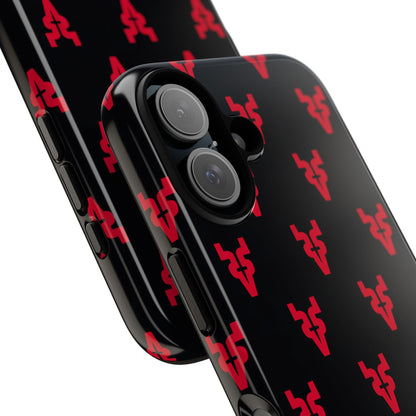 Mazatlán Bull Phone Case – Black Red Streetwear Tough Shockproof Cover