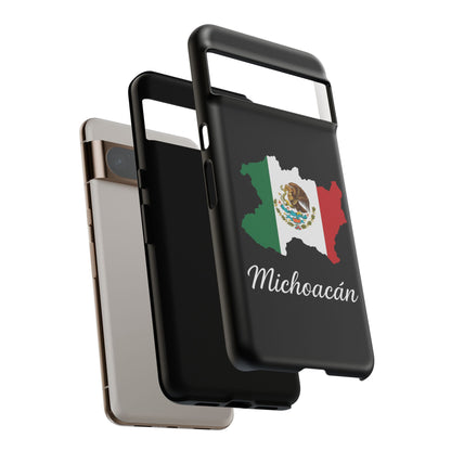 Michoacán Mexico Flag Map Phone Case | Mexican American Pride Tough Case for iPhone & Samsung