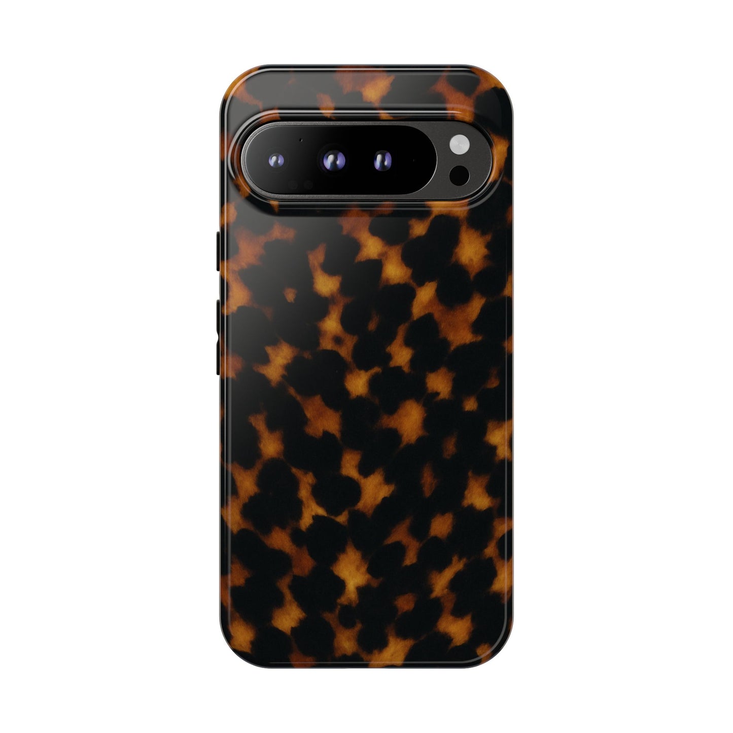 Tortoiseshell Phone Case – Brown Leopard Pattern Luxury Tough Protective Case
