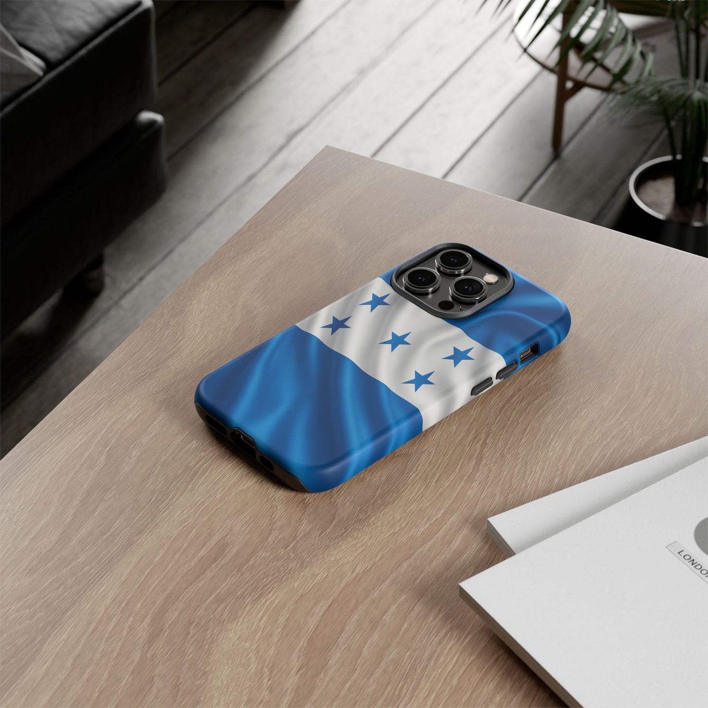 Honduras Flag Phone Case | Honduran Pride Blue & White Flag iPhone & Samsung Tough Protective Case