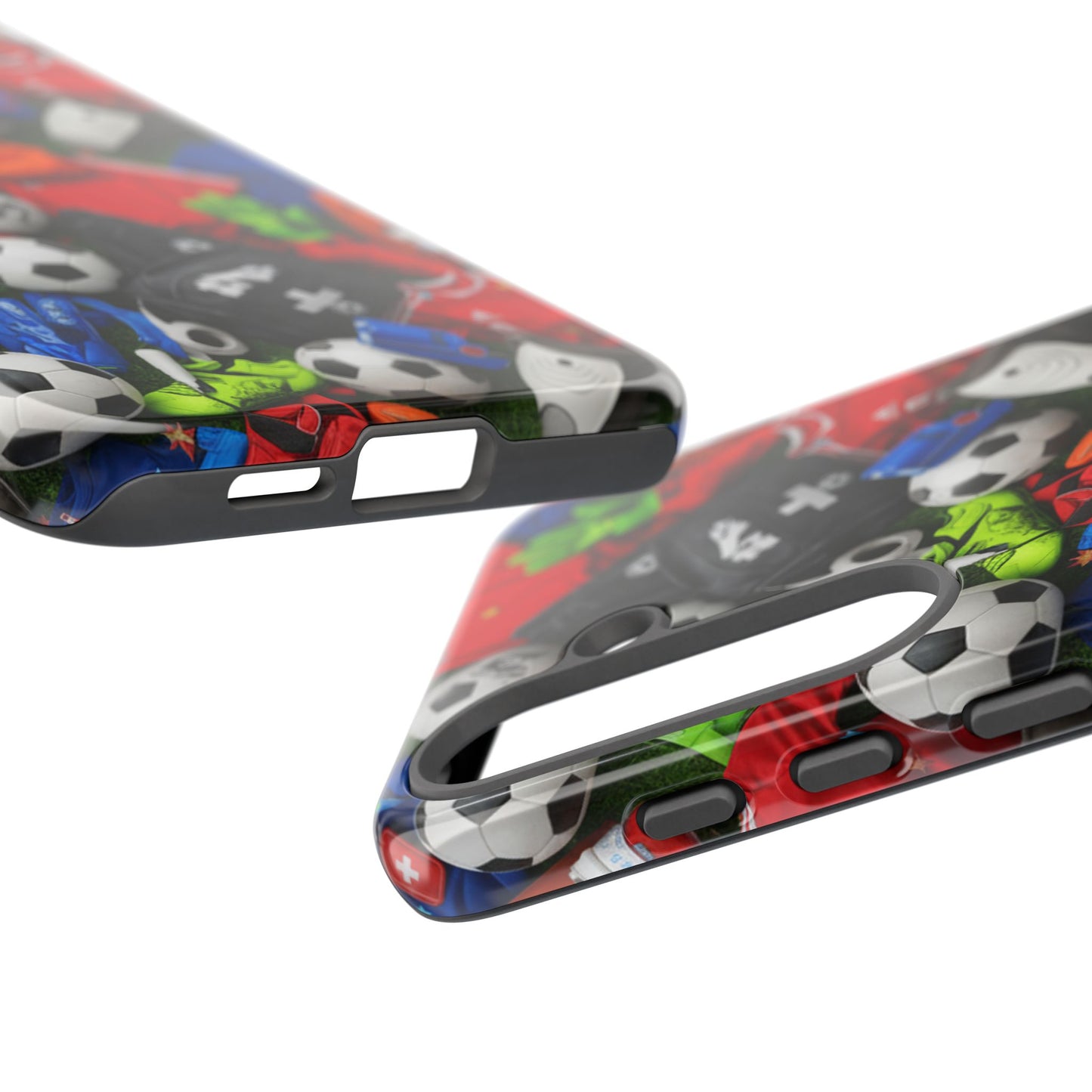 Soccer Ball Pattern Phone Case – Sports Fan Tough Protective Game Day Case