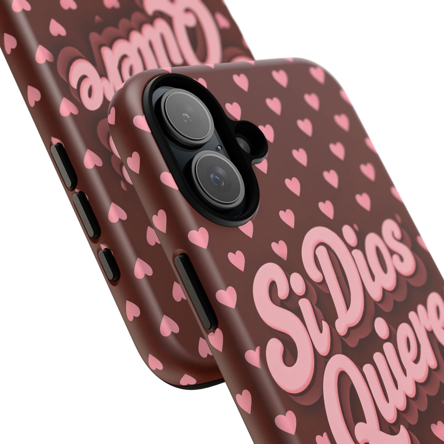 Si Dios Quiere Phone Case Latina Aesthetic Pink Hearts iPhone Samsung