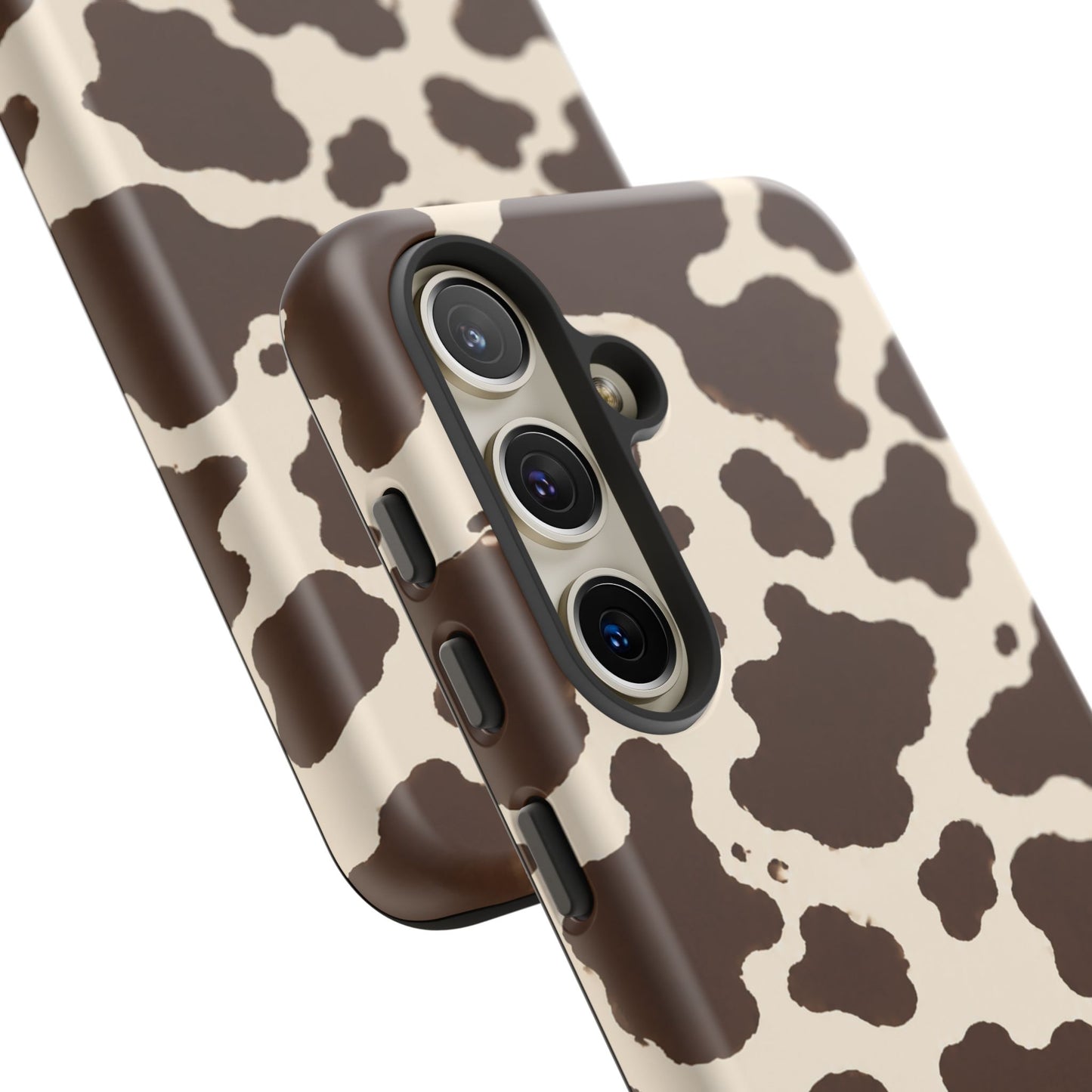 Western Cow Print Tough Phone Case for iPhone Samsung Galaxy Pixel