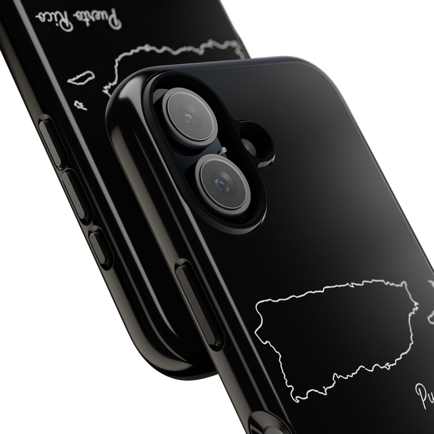 Puerto Rico Outline Phone Case – Minimal Country Map Tough Case (iPhone, Samsung, Pixel)