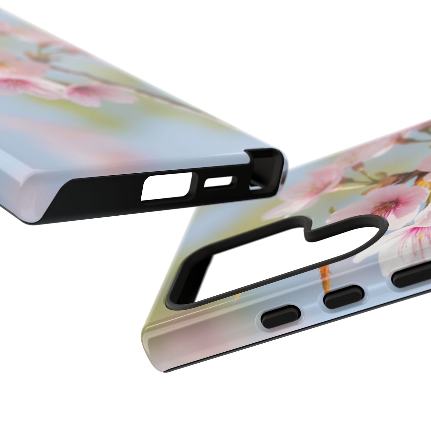 Cherry Blossom Phone Case – Pink Floral Tough Case (iPhone, Samsung Galaxy, Pixel)