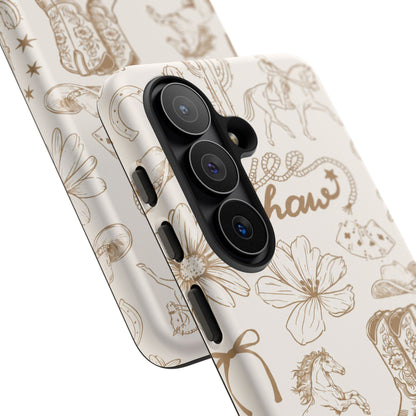 Western Cowgirl Phone Case for iPhone Samsung Galaxy Pixel Tough Case