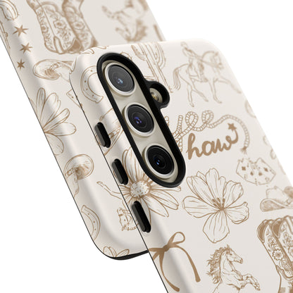 Western Cowgirl Phone Case for iPhone Samsung Galaxy Pixel Tough Case