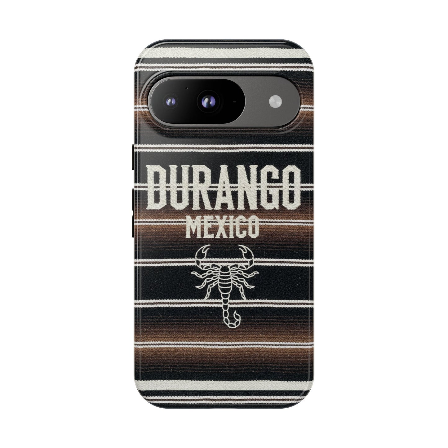 Durango Mexico Phone Case | Serape Scorpion Western Design | Mexican Heritage Tough Case for iPhone & Samsung