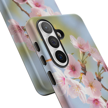 Cherry Blossom Phone Case – Pink Floral Tough Case (iPhone, Samsung Galaxy, Pixel)