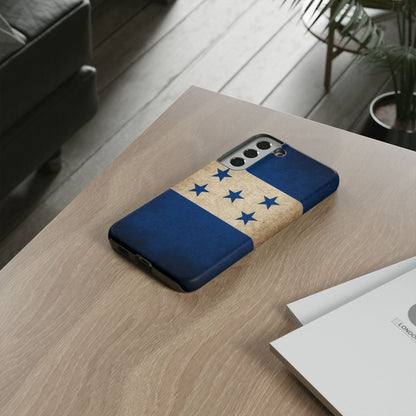 Honduras Flag Phone Case | Vintage Honduran Flag iPhone & Samsung Tough Protective Case