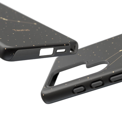 Taurus Zodiac Constellation Phone Case – Luxe Gold Celestial Cover