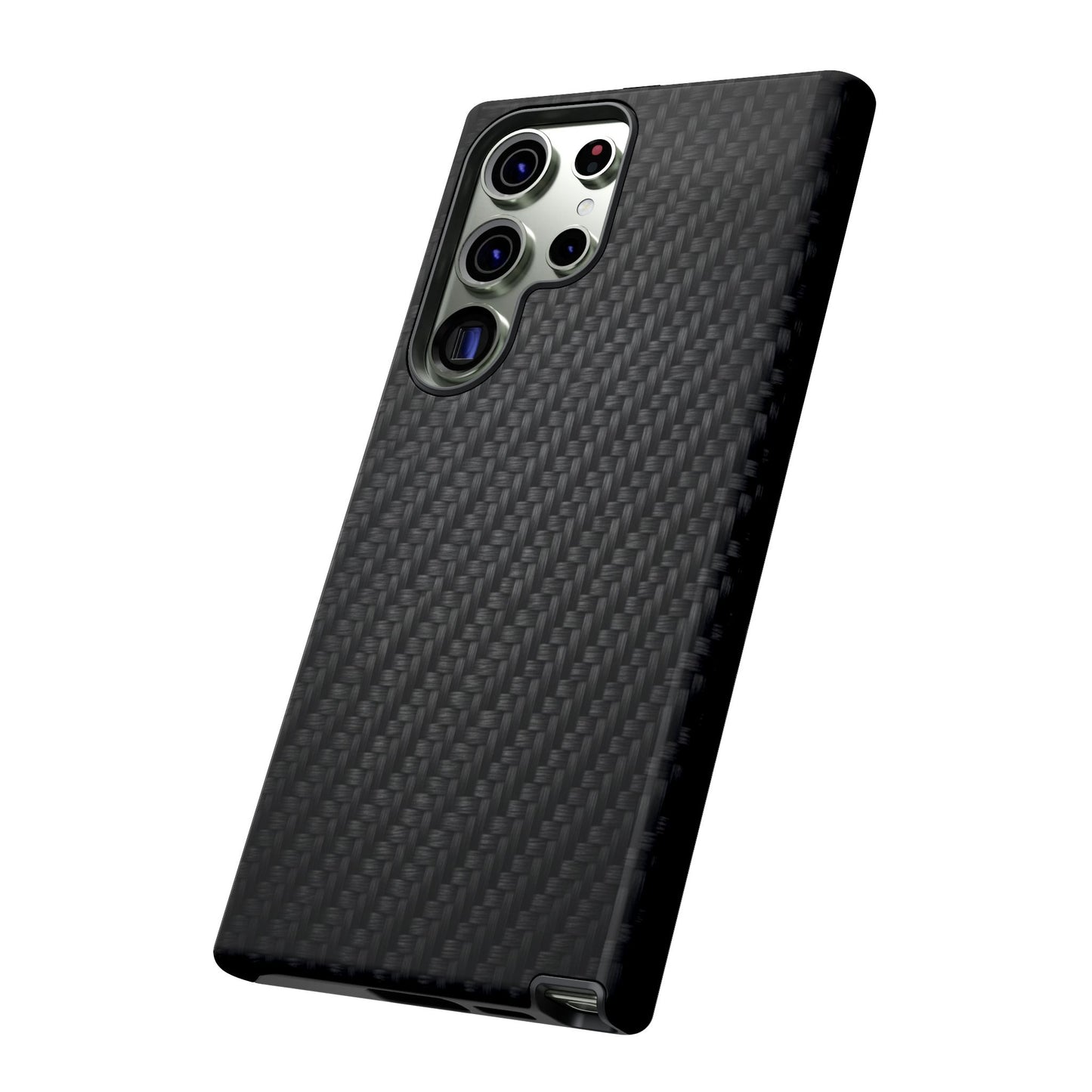 Carbon Fiber Inspired Phone Case – Rugged Slim Protective Tech Case for iPhone & Samsung