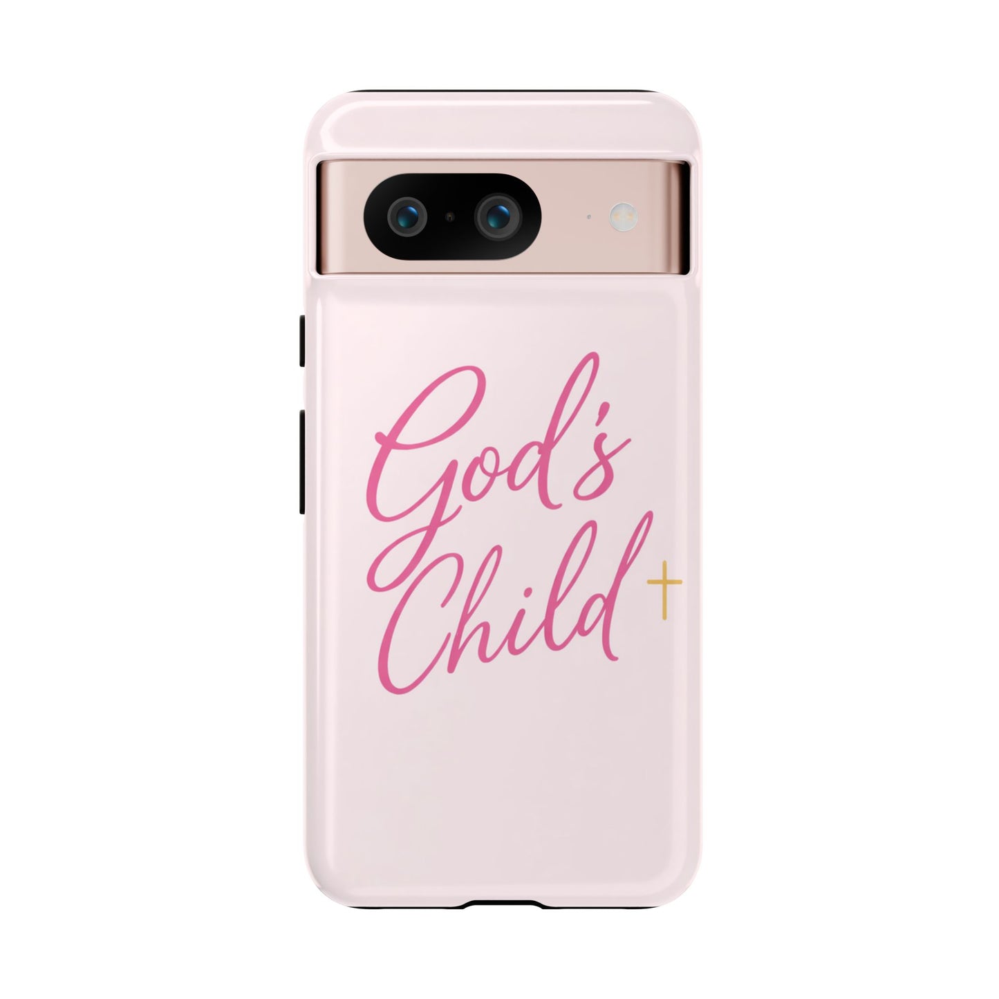 Gods Child Phone Case Christian Pink Aesthetic Tough iPhone Case