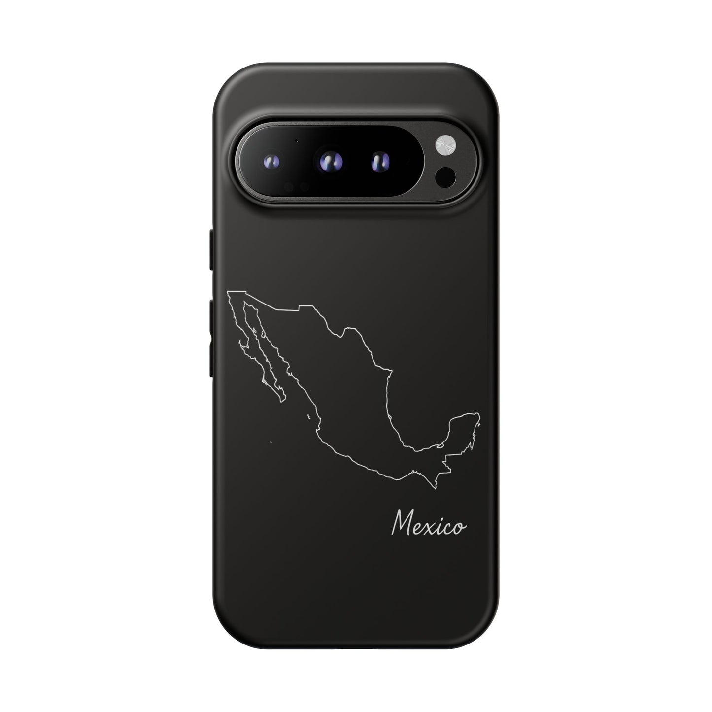 Mexico Outline Phone Case – Minimal Country Map Tough Case (iPhone, Samsung, Pixel)