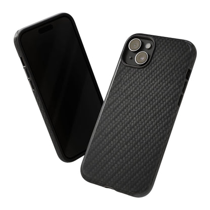 Carbon Fiber Inspired Phone Case – Rugged Slim Protective Tech Case for iPhone & Samsung