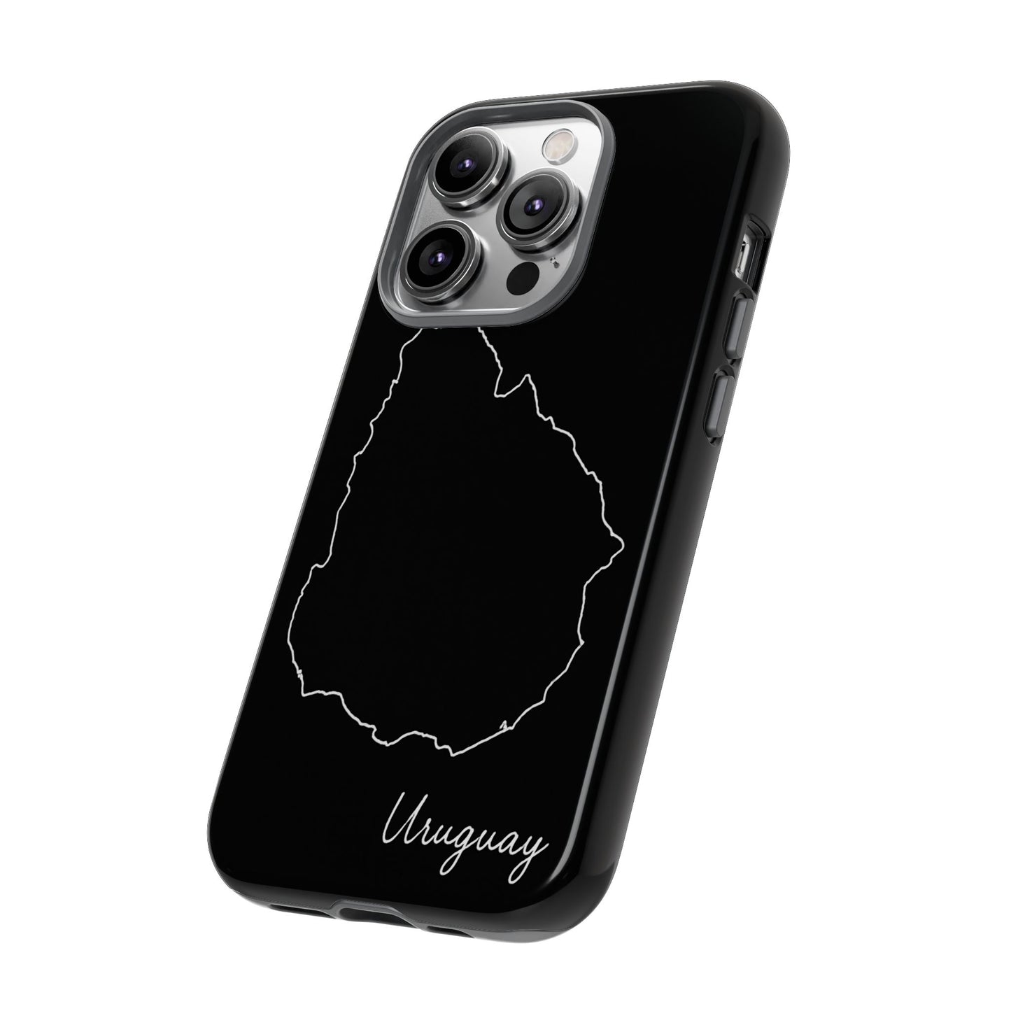 Uruguay Outline Phone Case – Minimal Country Map Tough Case (iPhone, Samsung, Pixel)