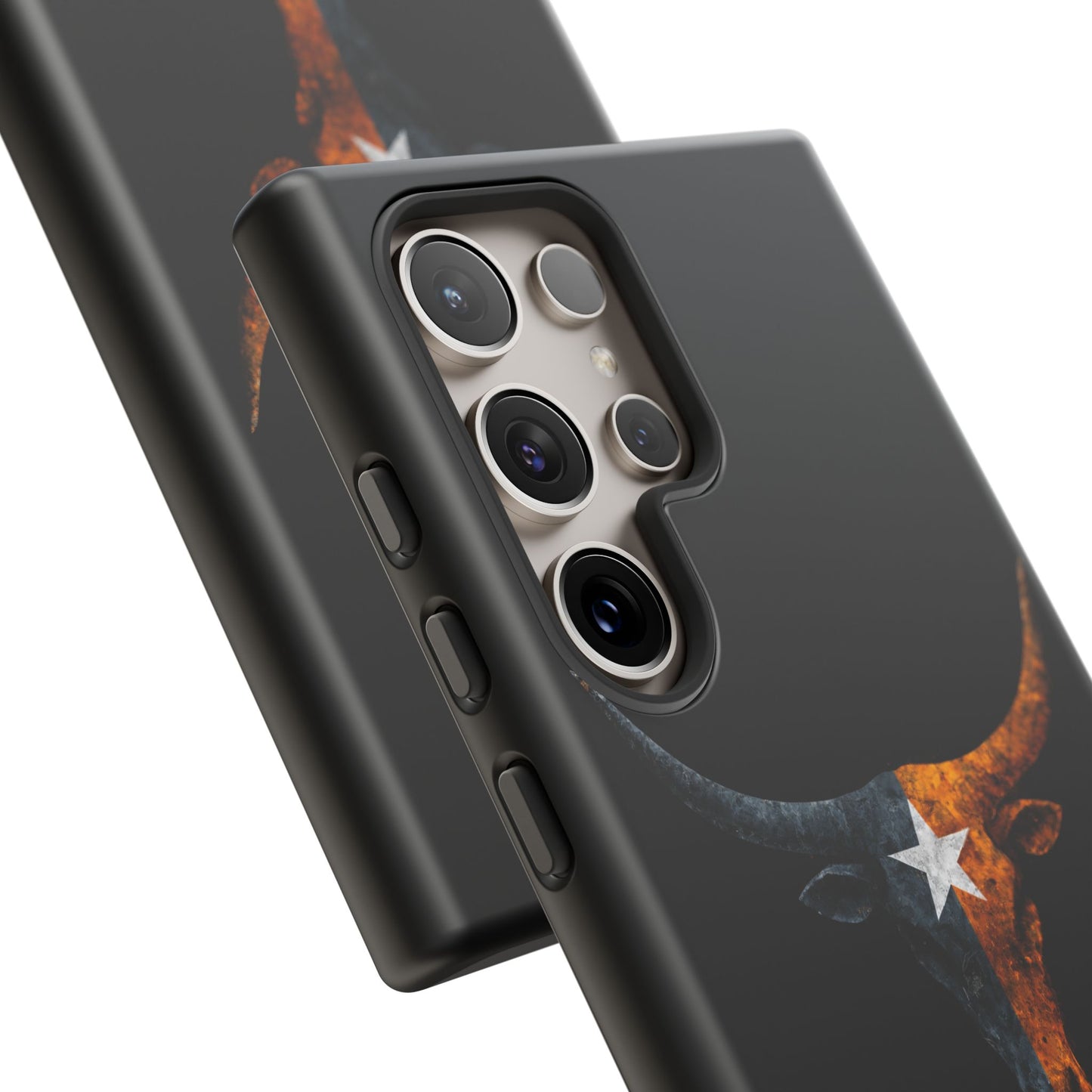 Texas Longhorn Skull Phone Case Western Cowboy Bull iPhone Samsung Cover