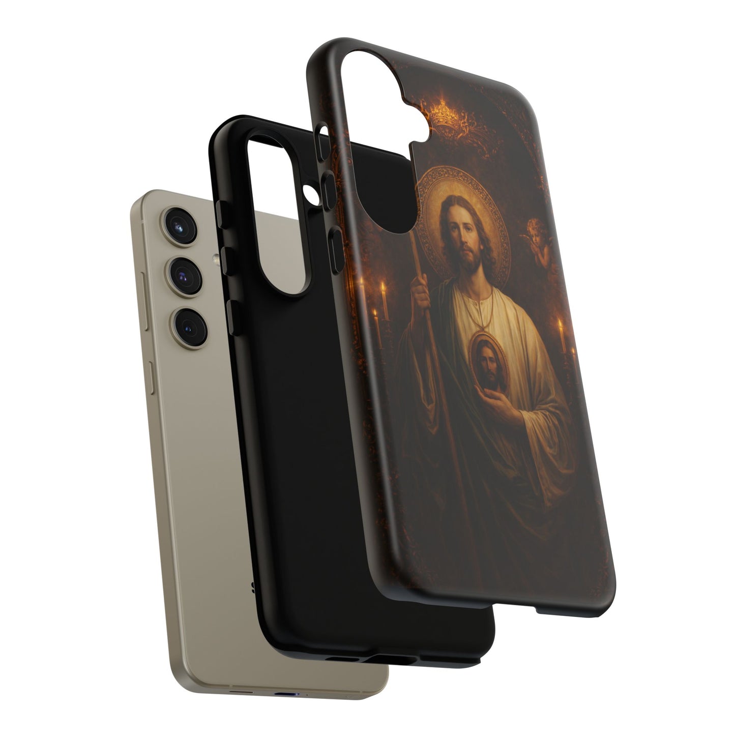 San Judas Phone Case Saint Jude Catholic Saint Religious Art Portrait Tough