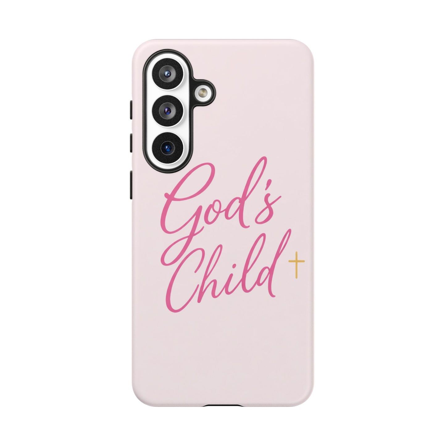 Gods Child Phone Case Christian Pink Aesthetic Tough iPhone Case