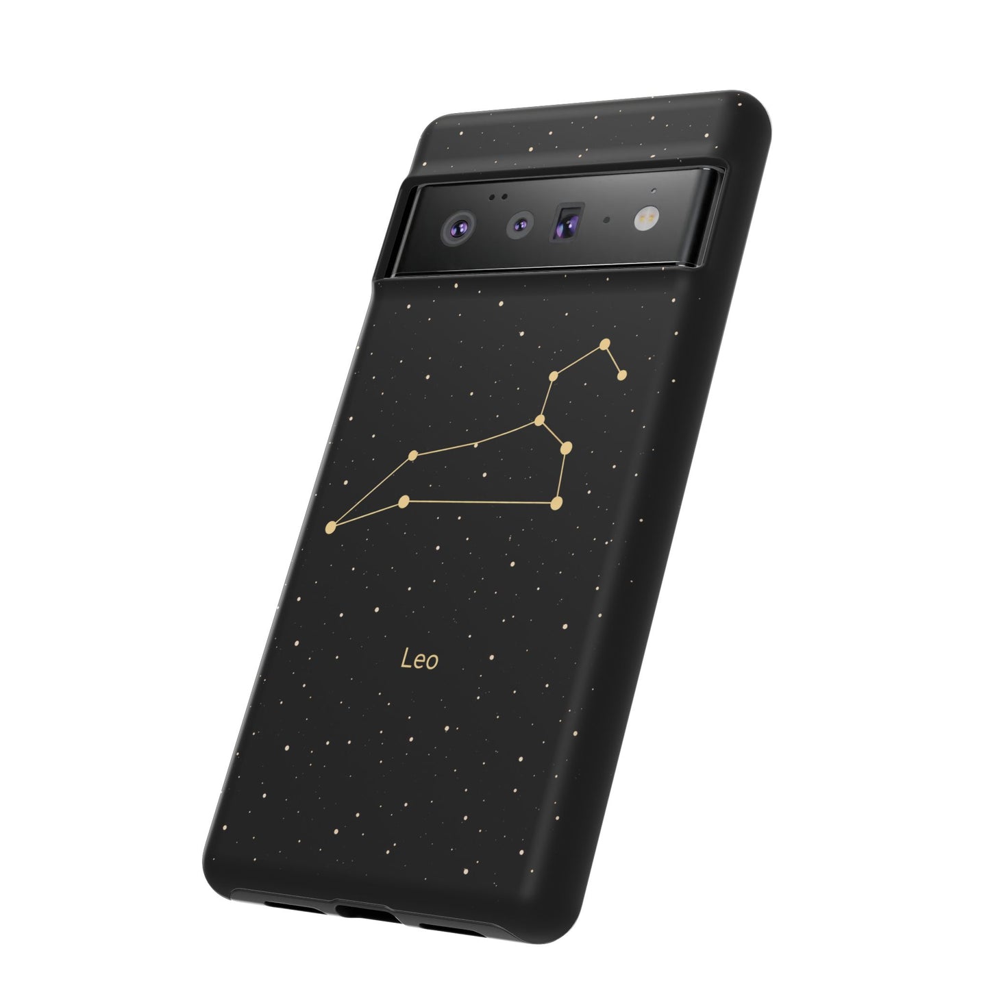 Leo Zodiac Constellation Phone Case – Luxe Gold Celestial Cover